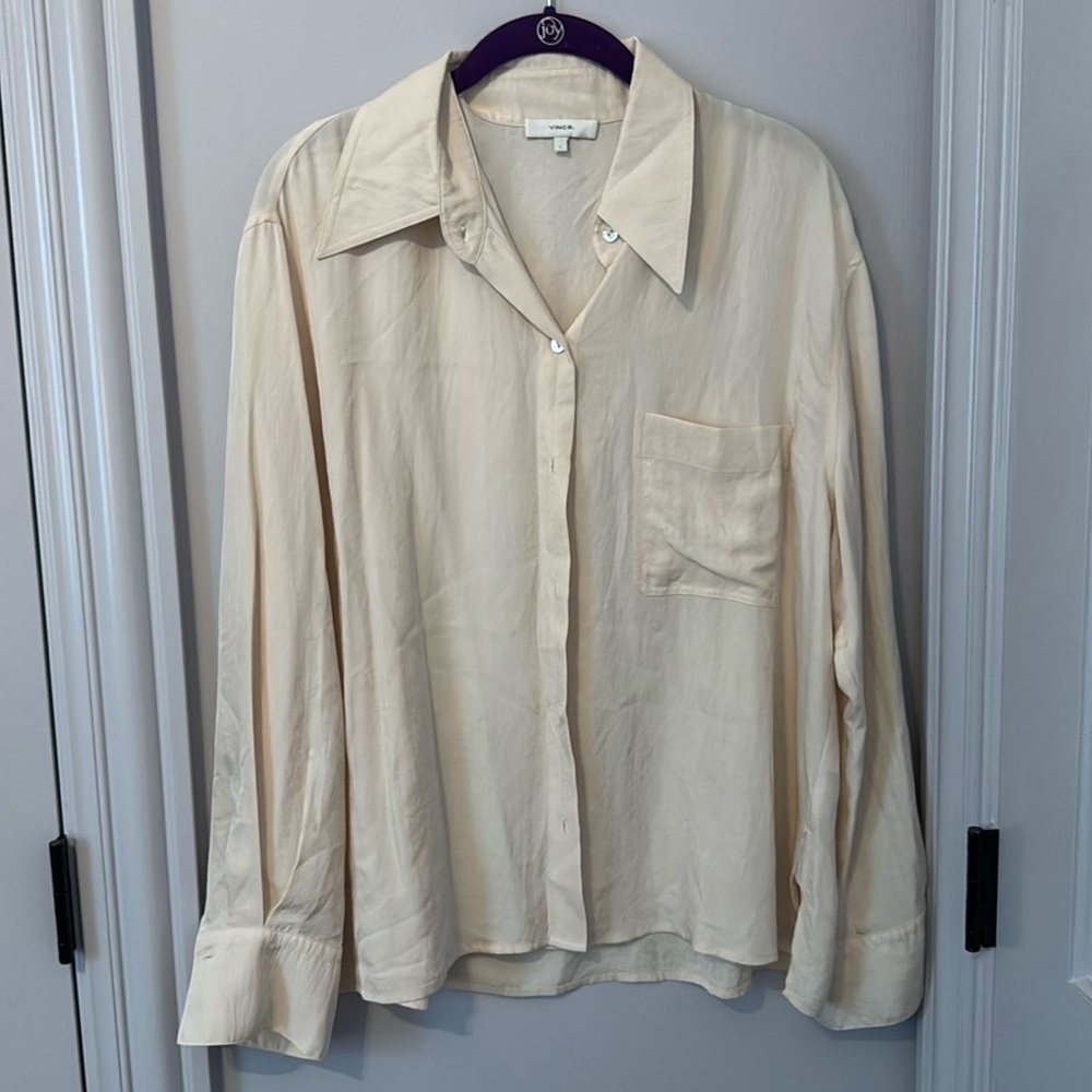Vince button up blouse